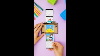 AMAZING  Un appareil photo en papier que vous devriez essayer 🤩 art diy appareilphoto [upl. by Aoh]