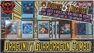 YuGiOh Dragunity Guardragon Combo Tutorial wRomulus Goliath  23 Negates Combos [upl. by Hampton]