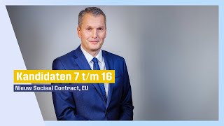 Kandidaten 7 tm 16 voor de Europese verkiezingen op 6 juni [upl. by Heddy]