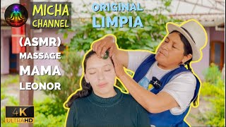 Spiritual Cleansing Limpia with ASMR Complete Massage with tingles and tickles by Mama Leonor [upl. by Aluor]