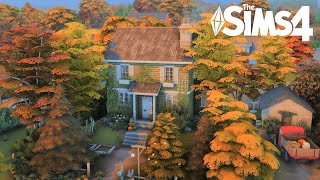 Rustic Autumn Farmhouse🍂  No CC  Sims 4 Speed Build [upl. by Dyson]