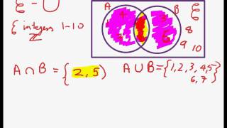 How to understand set notation explained IGCSE High School Math [upl. by Marji443]