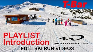 Whistler Blackcomb BEST SKI RUN VIDEOS [upl. by Frager]