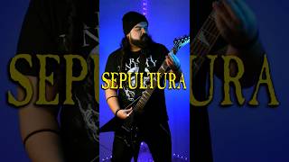 Sepultura  RefuseResist  Guitar Cover 2023 sepultura metal rock shorts thrashmetal music [upl. by Jermayne]