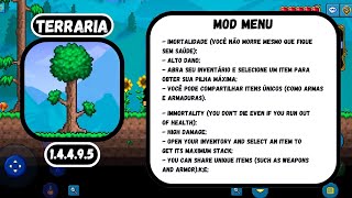 Terraria  14495 Mod Menu [upl. by Teraj]