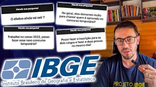 RESPONDENDO DÚVIDAS SOBRE O CONCURSO IBGE EFETIVO E TEMPORÁRIO  Jeck Ferraz [upl. by Anse]