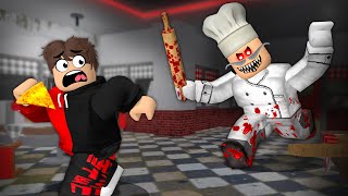 TRAPPED in Papa Pizza’s Pizzeria Scary Roblox Obby [upl. by Mccutcheon]