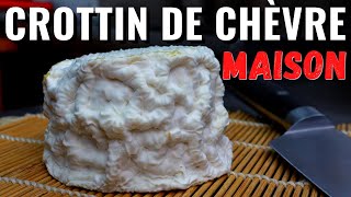 Comment faire un CROTTIN DE CHÈVRE à la maison Toutes les étapes du lait au fromage [upl. by Ebberta]