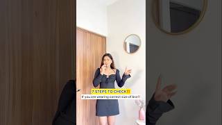 Signs you are wearing wrong size of bra youtubeshorts fashion style howto howtostyle fyi [upl. by Dorita]