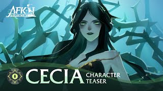 Character Teaser  Cecia  AFK Journey [upl. by Hatnamas760]