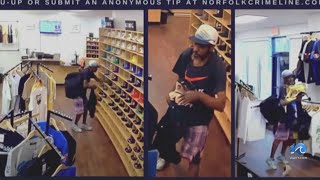 Norfolk business burglary caught on tape [upl. by Ayyidas]