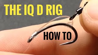 How to tie the IQ D carp rig [upl. by Lledraw]