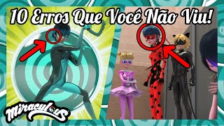 10 ERROS QUE VOCÊ NÃO VIU na 4ª Temporada  Miraculous Ladybug 2 [upl. by Asaert515]