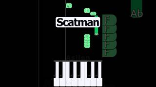 how to play quotScatmanquot skibabopbadopbop on piano [upl. by Yrailih]