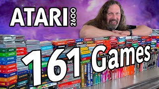 My Atari 2600 Game Collection 161 Games Uncommon  amp Hidden Gems [upl. by Nelleus]