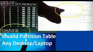 how to Fix Invalid Partition Table Windows 11 10 any DesktopLaptop 3 Easy Ways [upl. by Clarissa]