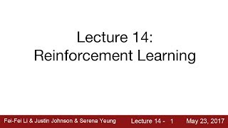 Lecture 14  Deep Reinforcement Learning [upl. by Llehsyt]