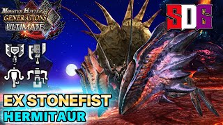 Monster Hunter Generations Ultimate  EX Stonefist Hermitaur  Group Hunt [upl. by Barraza]