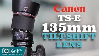 Canon TSE 135mm f4L Macro TiltShift Lens  Unboxing amp Overview [upl. by Neetsyrk]