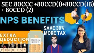 80CCD1  80CCD2  80CCD1B  NPS CONTRIBUTION  NEW PENSION SCHEME 80CCD1 80CCD1B [upl. by Maidie]