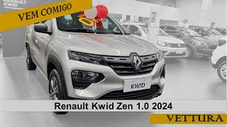 Renault Kwid Zen 10 MT 2024 VEM COMIGO [upl. by Laresa]