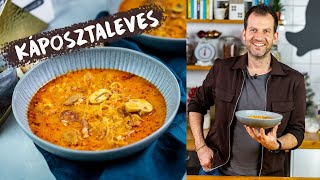 Zéféle KÁPOSZTALEVES ahogy azt kell 🍲👌 [upl. by Madelaine]