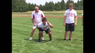 Offensive Line Fundamentals  Teaching the First Step [upl. by Seltzer]