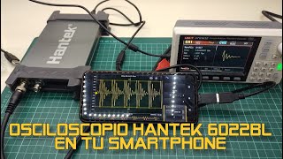 ✅ Como usar osciloscopio hantek 6022bl en smartphone con hscope  Utsource [upl. by Thaine]