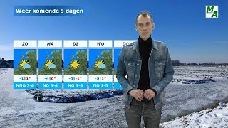 Wisselvallig gaat eindelijk verdwijnen Zonneschijn winterse kou én ijsdagen zijn in aantocht [upl. by Sirromed]