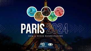 Travessia do Brasil no Rio Sena na abertura das Olimpíadas de Paris 2024 [upl. by Rodina]