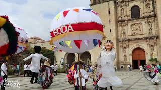 Nuestra boda en Oaxaca Johana amp Rodrigo  calenda para bodas Oaxaqueñas [upl. by Riatsila755]