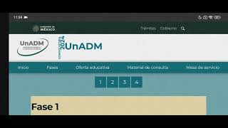 Fase 1 Convocatoria 2024 UnADM [upl. by Ahsilram643]