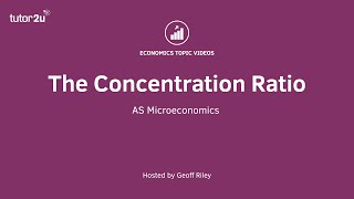 Concentration Ratio AS Micro [upl. by Yajet]