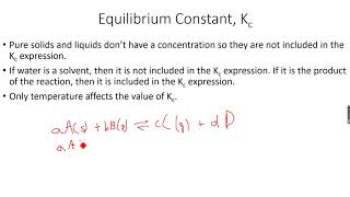 ASLevel Chemistry Equilibria Part 7 [upl. by Lajib]