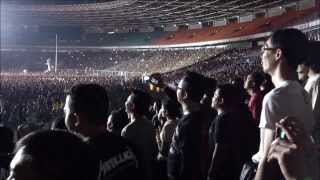 METALLICA Live in Jakarta  25 Agustus 2013  Nothing Else Matters  Enter Sandman  HD [upl. by Oicaroh]