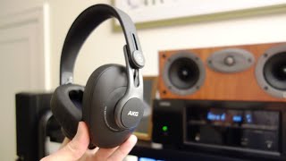 AKG K371 review  Affordable studiograde headphones By TotallydubbedHD [upl. by Daphna]