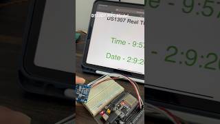 DS1307 Rtc module with esp32 rtc esp8266project esp32project arduinotutorial iot esp32 diy [upl. by Walls]