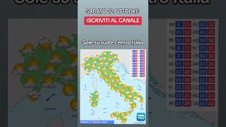 ULTIME NUVOLE POI ANTICICLONE NORDAFRICANO  METEO 12 Ottobre 2024 meteo [upl. by Omlesna]