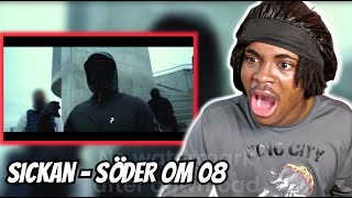 REACTING TO Sickan  Söder om 08  WAIT WHATTT🧨SWEDISH RAP [upl. by Rases520]