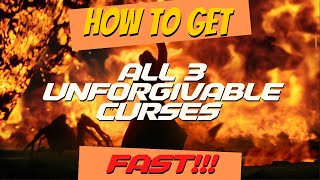 Hogwarts Legacy  How To Get All Unforgivable Curses Fast [upl. by Khajeh]