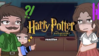 The Dursleys react to Harrys 1st yearPhilosophers stone  Gacha  Harry Potter [upl. by Keiryt]