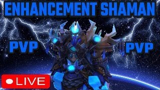 Enhancement Shaman PVP ACTION Shufflesbattlegroundsduelsarenas [upl. by Ergener892]