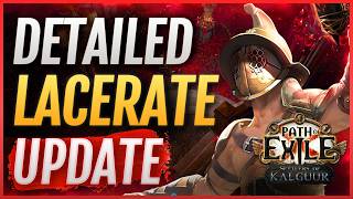 PoE 325 Bleed LACERATE Gladiator  Early Build UPDATE  Path of Exile Guide [upl. by Braeunig]