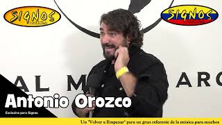 Antonio Orozco quotSe une a Luciano Pereyra y muchos masquot [upl. by Dnalrag]