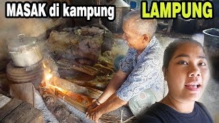 Masak di kampung pakai tungku  MUDIK LAMPUNG  salembrot mudik [upl. by Simpson]