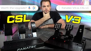 Fanatec CSL Pedals Load Cell VS Thrustmaster TLCM pedals 🎯SHOOTOUT🎯 Which one should YOU get [upl. by Doloritas]