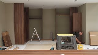 Walk In Wardrobes Installation  Sharps Bedroom [upl. by Assil]