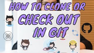 how to Clone or Checkout in Git [upl. by Ahtamat]