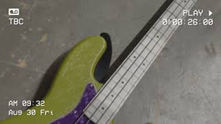 Haggtronix Rotten Sorcerer Aluminum neck bass [upl. by Nennahs]