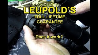 LEUPOLDS Full Lifetime Guarantee  Does it work [upl. by Mandeville710]